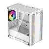 Case DeepCool CC360 Vidrio templado ARGB 3 ventiladores Blanco