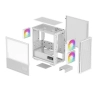 Case DeepCool Ch360 Digital Vidrio templado ARGB 3 ventiladores Blanco