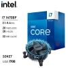 Procesador Intel Core i7 14700F 2.1GHz 20 Núcleos 28 Hilos LGA1700 14va