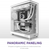 Case NZXT H6 Flow / Vidrio templado / 3 ventiladores / Blanco