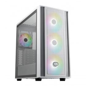 Case Cooler Master MasterBox 600 ARGB Vidrio templado 4 Ventiladores Blanco