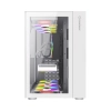 Case Gamemax Infinity Vidrio templado frontal y lateral 4 Ventiladores Blanco