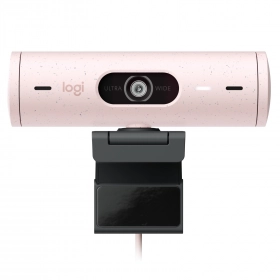 Cámara Webcam Logitech BRIO 500 FullHD Rosa