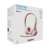 Audífonos Logitech Zone 300 Noise Canceling con micrófono. Buetooth. Rosa