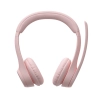 Audífonos Logitech Zone 300 Noise Canceling con micrófono. Buetooth. Rosa