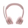 Audífonos Logitech Zone 300 Noise Canceling con micrófono. Buetooth. Rosa