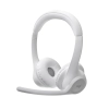 Audífonos Logitech Zone 300 Noise Canceling con micrófono. Buetooth. Blanco