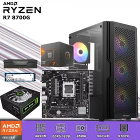 CPU Gamer Ryzen 7 8700G | 16GB DDR5 | SSD 500 GB 4.0 M.2