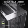 Case Corsair FRAME 4000D RS Vidrio templado 3 ventiladores blanco