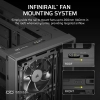 Case Corsair FRAME 4000D RS Vidrio templado 3 ventiladores negro