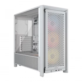 Case Corsair FRAME 4000D RS RGB Vidrio templado 3 ventiladores blanco