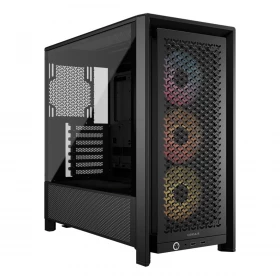 Case Corsair FRAME 4000D RS RGB Vidrio templado 3 ventiladores Negro