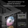 Case Corsair FRAME 4000D RS RGB Vidrio templado 3 ventiladores Negro