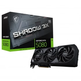 Tarjeta de Video RTX 5080 MSI Shadow 3X 16GB OC GDDR7