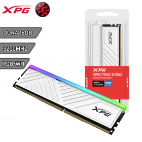 Memoria RAM DDR4 AData XPG Spectrix D35G 16Gb 3200Mhz RGB Blanco
