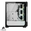 Case Corsair iCUE 220T RGB / Vidrio templado / Blanco / 4 ventiladores