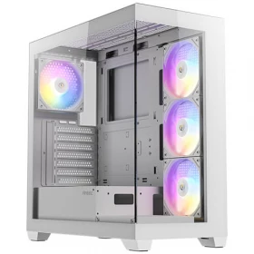 Case Antec CX300 Elite Vidrio templado ARGB 4 ventiladores Blanco