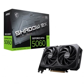 Tarjeta de Video RTX 5060 MSI Shadow 2X 8GB OC GDDR7