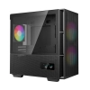 Case DeepCool Ch360 Digital Vidrio templado ARGB 3 ventiladores Negro
