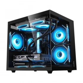 Case Segotep Brave W1 Vidrio templado Negro