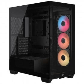 Case Corsair 3500X RS-R ARGB Vidrio templado 3 ventiladores Negro