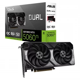 Tarjeta de Video RTX 5060 Ti Asus Dual 8GB GDDR7 OC