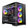 Case Antec C5 Vidrio templado Curvo ARGB 4 ventiladores Negro