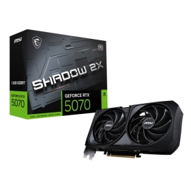 Tarjeta de Video RTX 5070 MSI Shadow 2X 12GB OC GDDR7