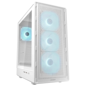 Case Cougar AIRFACE PURE PRO ATX Vidrio templado ARGB Blanco 4 ventiladores