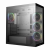 Case DeepCool CG580 4F V2 Vidrio templado ARGB 4 ventiladores Negro