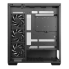 Case DeepCool CG580 4F V2 Vidrio templado ARGB 4 ventiladores Negro
