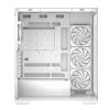 Case DeepCool CG580 4F V2 Vidrio templado ARGB 4 ventiladores Blanco