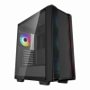Case DeepCool CC560 V2 4F Vidrio templado ARGB 4 ventiladores Negro