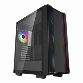 Case DeepCool CC560 V2 4F Vidrio templado ARGB 4 ventiladores Negro
