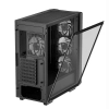 Case DeepCool CC560 V2 4F Vidrio templado ARGB 4 ventiladores Negro