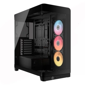 Case Corsair 4500X RS-R Frame ARGB Vidrio templado 3 ventiladores Negro