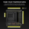 Case Corsair Triple Cámara 5400 RS120-R ARGB Vidrio templado / 3 ventiladores / Negro