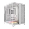 Case Corsair Triple Cámara 5400 RS120-R ARGB Vidrio templado / 3 ventiladores / Blanco