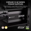 Fuente de poder 750W Corsair CX750M Cybenetics Bronce Semi Modular PCIe 5.1 Fuente de poder 750W Corsair CX750M Cybenetics Bronce Semi Modular PCIe 5.1