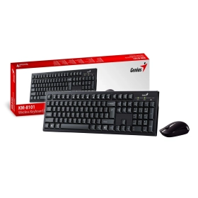 Combo de teclado y mouse Genius KM-8101 Wireless Español