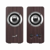 Parlante Genius SP-HF400 10W control Voluemen/Bajo Madera