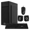 Case Q-One C6016 + Teclado + Parlantes + Mouse + Fuente 250W Real Case Q-One C6016 + Teclado + Parlantes + Mouse + Fuente 250W Real