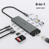 Hub USB-C 9 en 1 TP-Link UH9120C HDMI 4K@60Hz /SD/MSD/RJ45/ USB 3.0 Hub USB-C 9 en 1 TP-Link UH9120C HDMI 4K@60Hz /SD/MSD/RJ45/ USB 3.0