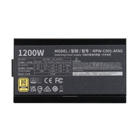 Fuente de poder Cooler Master Elite Gold 1200W MPW-C001-AFAG-BUS Full Modular