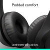 Audífonos Logitech H391 Noise Canceling con micrófono USB C Negro