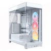 Case Corsair 4500X RS-R Frame ARGB Vidrio templado 3 ventiladores Blanco