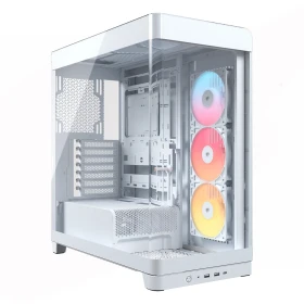 Case Corsair 4500X RS-R Frame ARGB Vidrio templado 3 ventiladores Blanco
