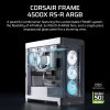 Case Corsair 4500X RS-R Frame ARGB Vidrio templado 3 ventiladores Blanco