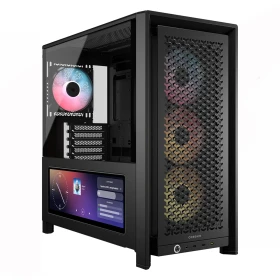 Case Corsair FRAME 4000D LCD RS RGB XENEON EDGE de 14,5 4 ventiladores Negro