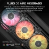 Case Corsair FRAME 4000D LCD RS RGB XENEON EDGE de 14,5 4 ventiladores Negro